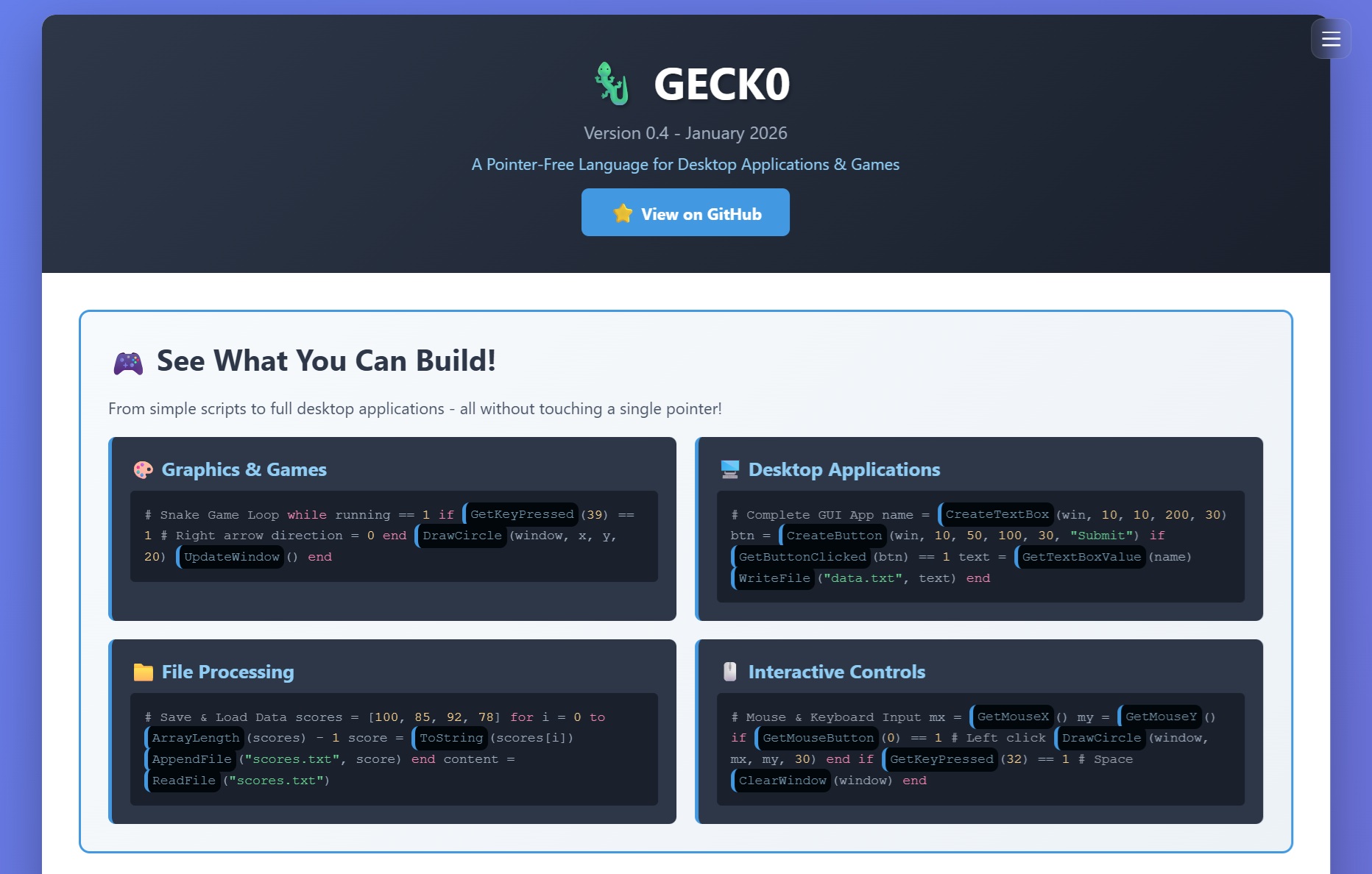 Geck0 Language